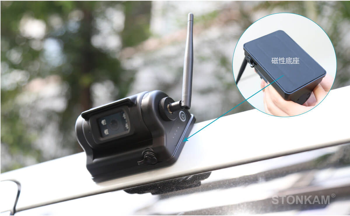 高清車載wifi無線監(jiān)控電池攝像頭 - 布線簡單